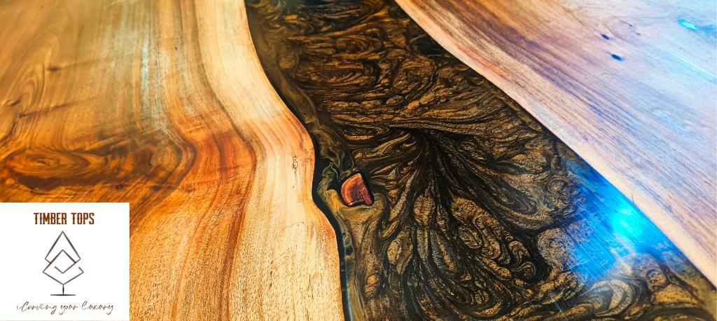 The Marula River Table, Dining tables by Timber Tops